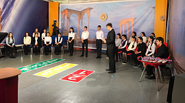 Телевизинная гуманитарная олимпиада школьников «Умники и умницы Дагестана»