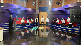 28 апреля 2023 года прошли игры полуфинала и финала региональной телевизионной гуманитарной Олимпиады школьников «Умники и умницы Дагестана»